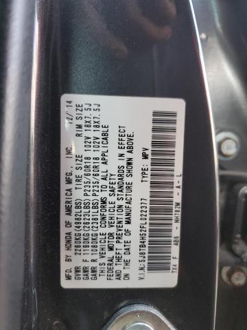 Photo 11 VIN: 5J8TB4H52FL022377 - ACURA RDX TECHNO 