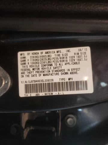 Photo 9 VIN: 5J8TB4H53EL006039 - ACURA RDX TECHNO 