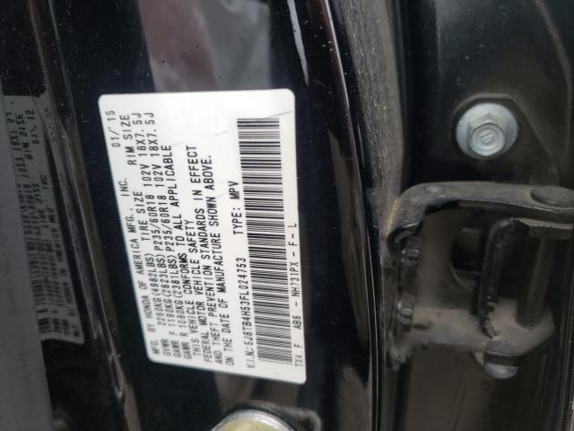 Photo 9 VIN: 5J8TB4H53FL024753 - ACURA RDX TECHNO 