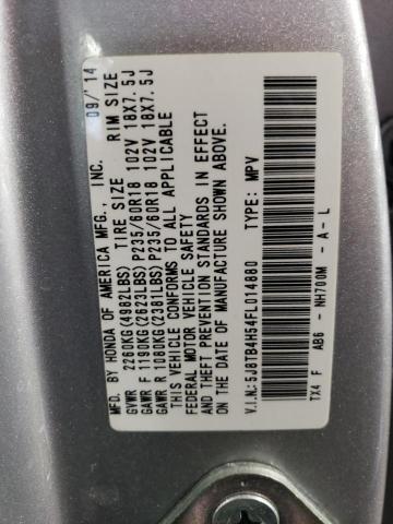 Photo 12 VIN: 5J8TB4H54FL014880 - ACURA RDX 