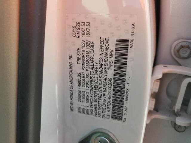 Photo 12 VIN: 5J8TB4H54GL002049 - ACURA RDX TECHNO 