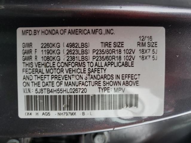 Photo 13 VIN: 5J8TB4H55HL026720 - ACURA RDX TECHNO 