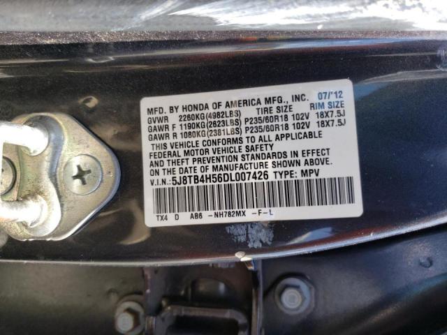 Photo 9 VIN: 5J8TB4H56DL007426 - ACURA RDX TECHNO 