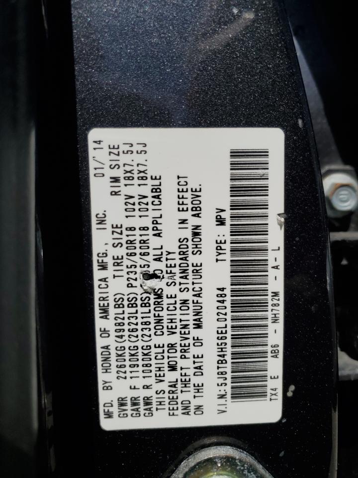 Photo 12 VIN: 5J8TB4H56EL020484 - ACURA RDX 