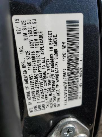 Photo 12 VIN: 5J8TB4H56FL026612 - ACURA RDX TECHNO 