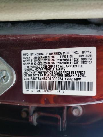 Photo 9 VIN: 5J8TB4H57DL000954 - ACURA RDX TECHNO 