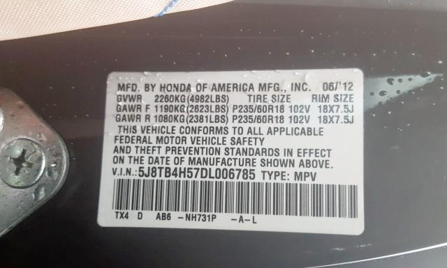 Photo 9 VIN: 5J8TB4H57DL006785 - ACURA RDX 