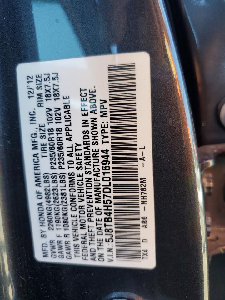 Photo 12 VIN: 5J8TB4H57DL016944 - ACURA RDX 