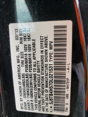 Photo 12 VIN: 5J8TB4H57DL021531 - ACURA RDX 