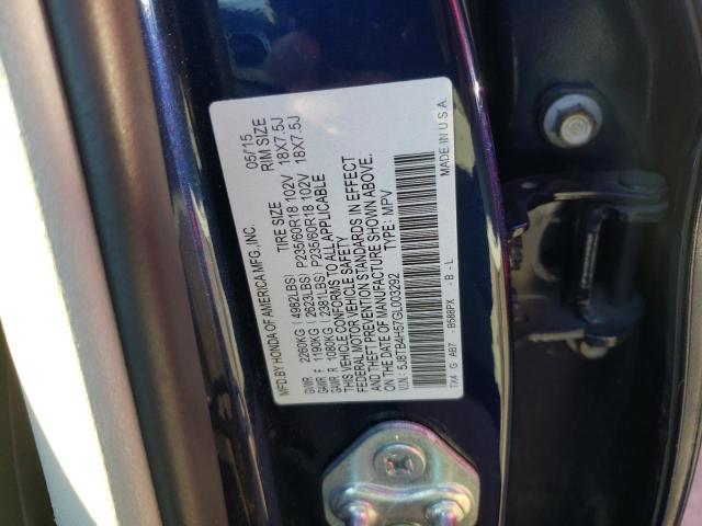 Photo 9 VIN: 5J8TB4H57GL003292 - ACURA RDX TECHNO 