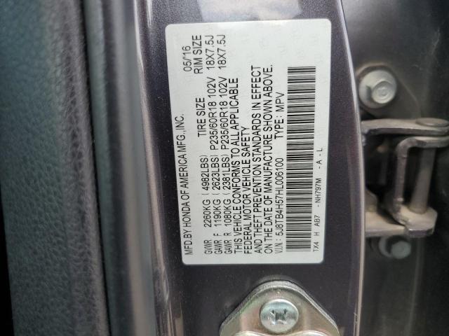 Photo 12 VIN: 5J8TB4H57HL006100 - ACURA RDX 