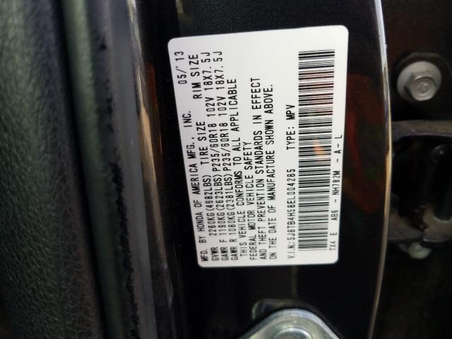 Photo 9 VIN: 5J8TB4H58EL004285 - ACURA RDX TECHNO 