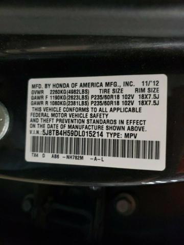 Photo 12 VIN: 5J8TB4H59DL015214 - ACURA RDX 