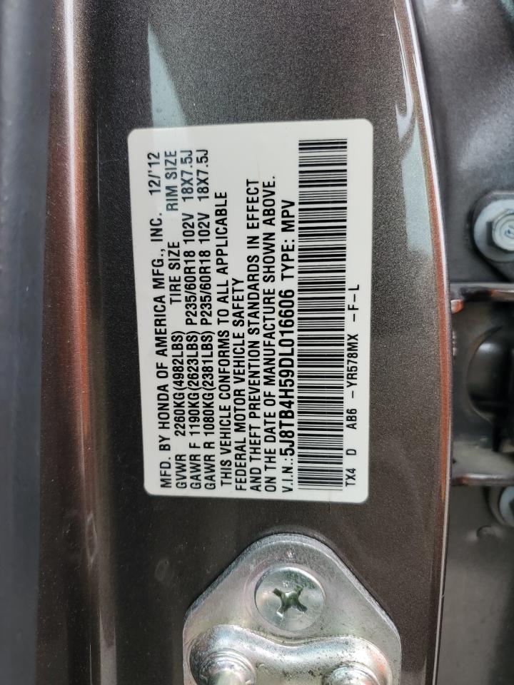 Photo 12 VIN: 5J8TB4H59DL016606 - ACURA RDX 