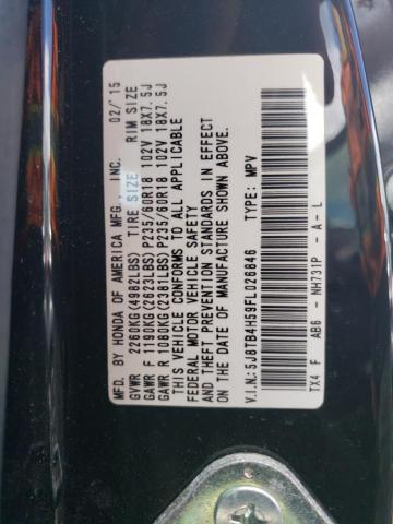 Photo 11 VIN: 5J8TB4H59FL026846 - ACURA RDX TECHNO 