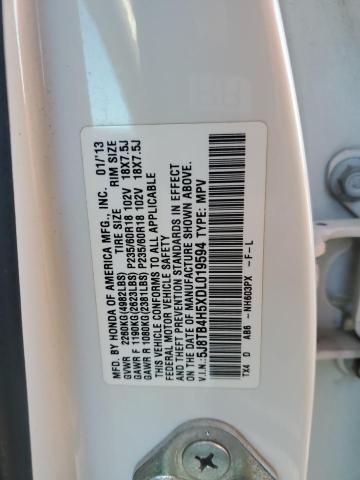 Photo 12 VIN: 5J8TB4H5XDL019594 - ACURA RDX TECHNO 