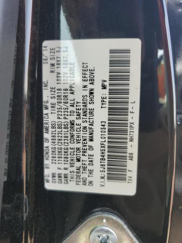 Photo 11 VIN: 5J8TB4H5XFL010543 - ACURA RDX TECHNO 