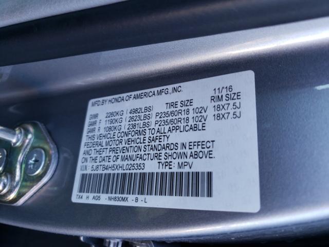 Photo 9 VIN: 5J8TB4H5XHL025353 - ACURA RDX TECHNO 