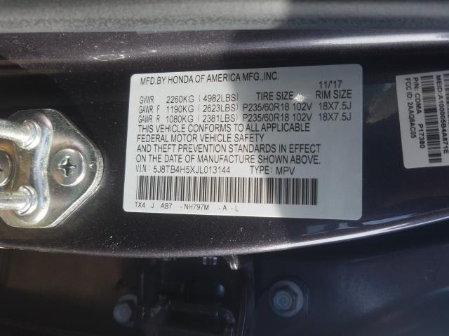 Photo 9 VIN: 5J8TB4H5XJL013144 - ACURA RDX TECHNO 