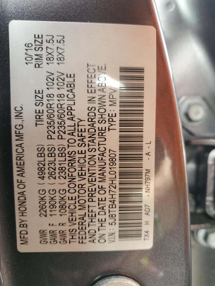 Photo 13 VIN: 5J8TB4H72HL019807 - ACURA RDX 