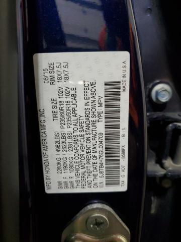 Photo 12 VIN: 5J8TB4H76GL004709 - ACURA RDX ADVANC 