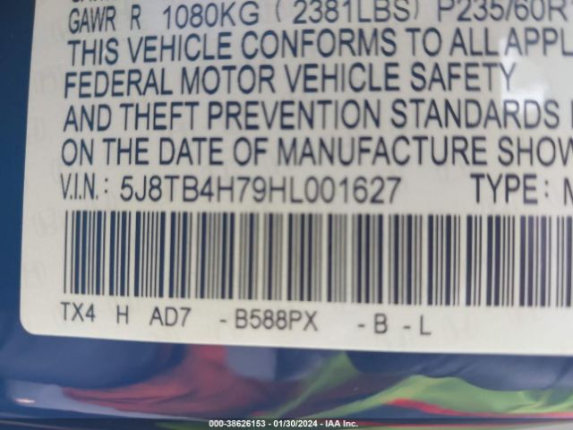 Photo 8 VIN: 5J8TB4H79HL001627 - ACURA RDX 