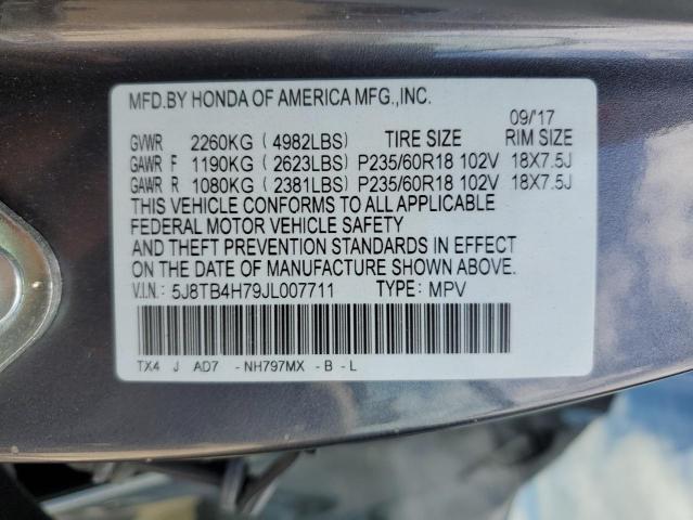 Photo 13 VIN: 5J8TB4H79JL007711 - ACURA RDX ADVANC 