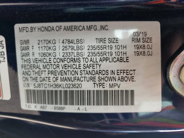 Photo 9 VIN: 5J8TC1H36KL023620 - ACURA RDX 