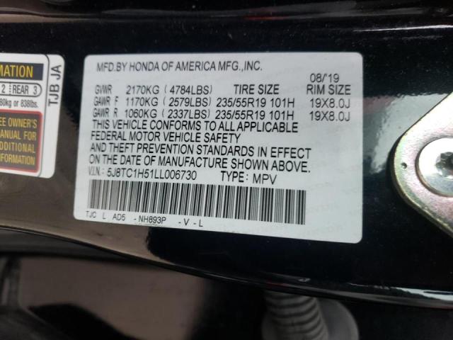 Photo 9 VIN: 5J8TC1H51LL006730 - ACURA RDX TECHNO 