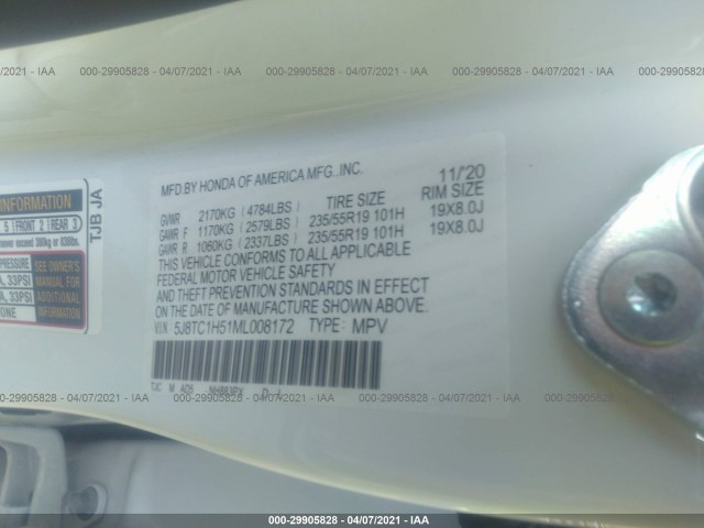 Photo 8 VIN: 5J8TC1H51ML008172 - ACURA RDX 