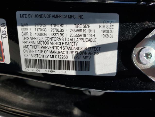 Photo 12 VIN: 5J8TC1H51ML012268 - ACURA RDX TECHNO 