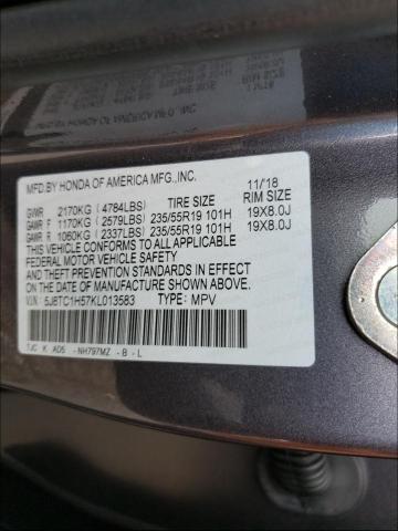 Photo 9 VIN: 5J8TC1H57KL013583 - ACURA RDX TECHNO 