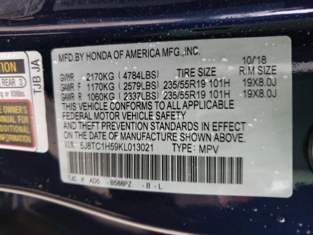 Photo 9 VIN: 5J8TC1H59KL013021 - ACURA RDX 