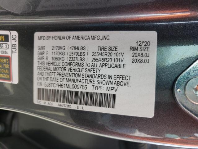 Photo 9 VIN: 5J8TC1H61ML009766 - ACURA RDX A-SPEC 