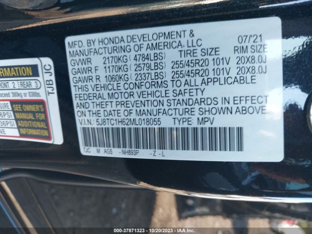 Photo 8 VIN: 5J8TC1H62ML018055 - ACURA RDX 