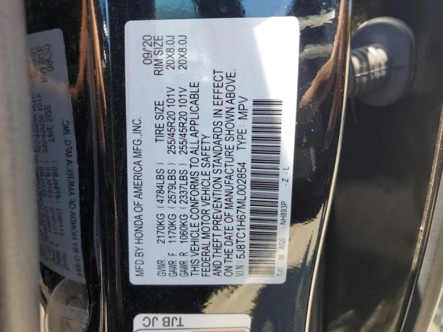 Photo 13 VIN: 5J8TC1H67ML002854 - ACURA RDX A-SPEC 