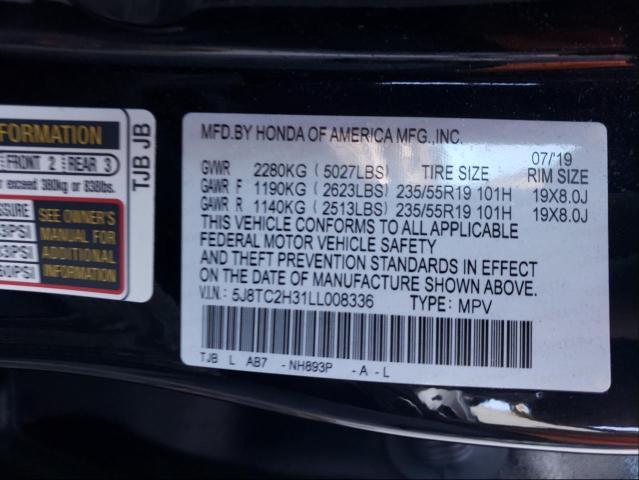 Photo 9 VIN: 5J8TC2H31LL008336 - ACURA RDX 