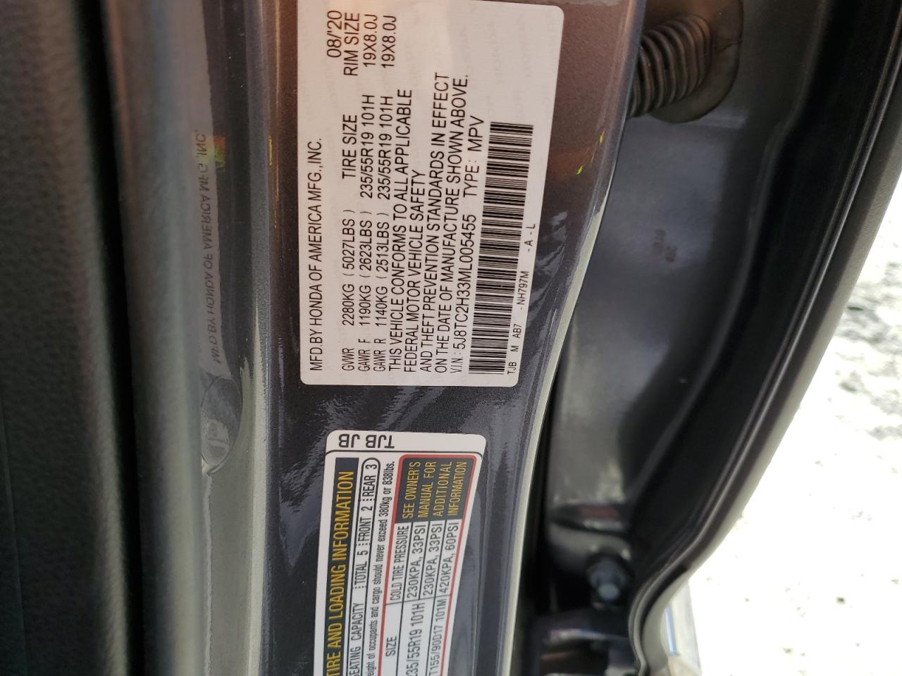 Photo 13 VIN: 5J8TC2H33ML005455 - ACURA RDX 