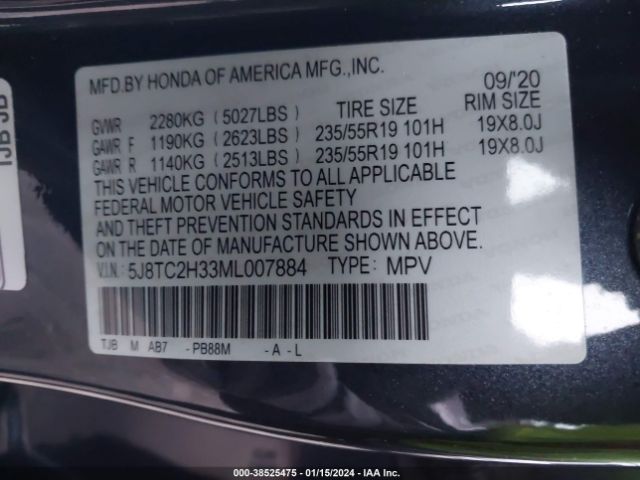 Photo 8 VIN: 5J8TC2H33ML007884 - ACURA RDX 