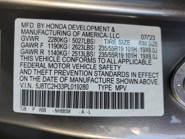 Photo 12 VIN: 5J8TC2H33PL019280 - ACURA RDX 