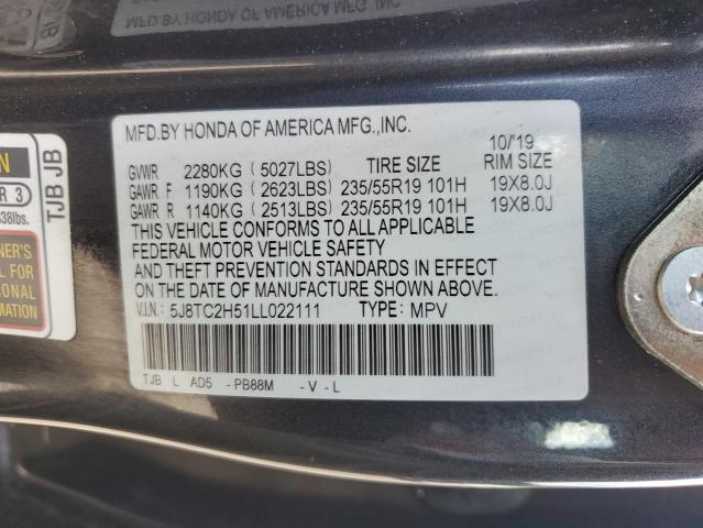 Photo 12 VIN: 5J8TC2H51LL022111 - ACURA RDX TECHNO 