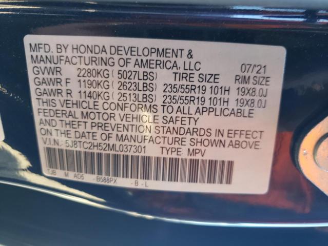 Photo 12 VIN: 5J8TC2H52ML037301 - ACURA RDX TECHNO 