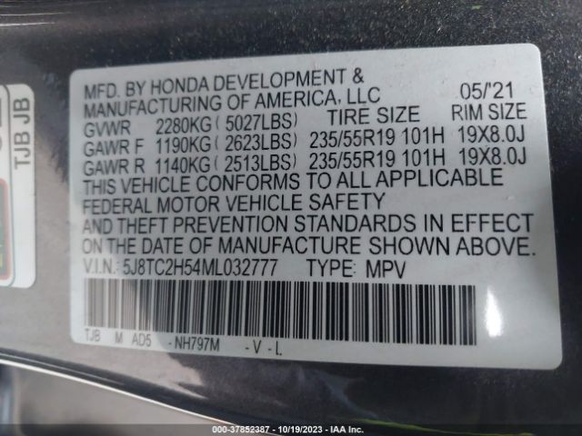 Photo 8 VIN: 5J8TC2H54ML032777 - ACURA RDX 