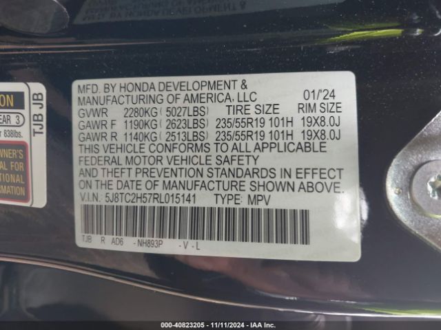 Photo 8 VIN: 5J8TC2H57RL015141 - ACURA RDX 