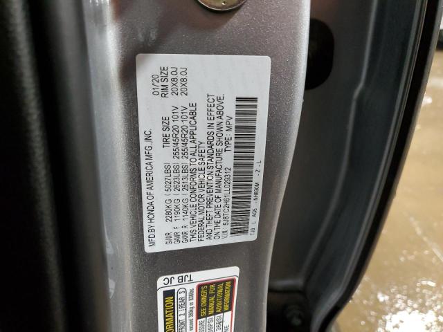 Photo 12 VIN: 5J8TC2H61LL029312 - ACURA RDX 