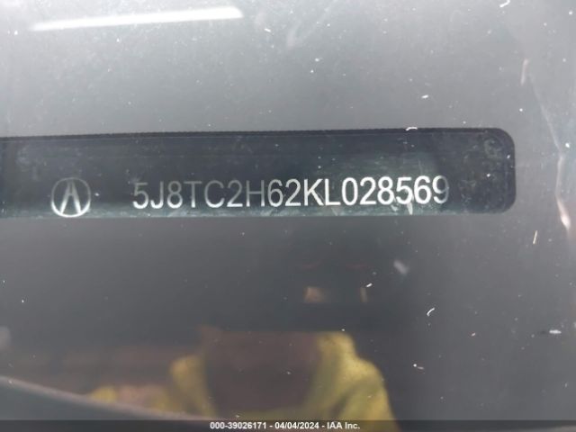 Photo 8 VIN: 5J8TC2H63KL025258 - ACURA RDX 