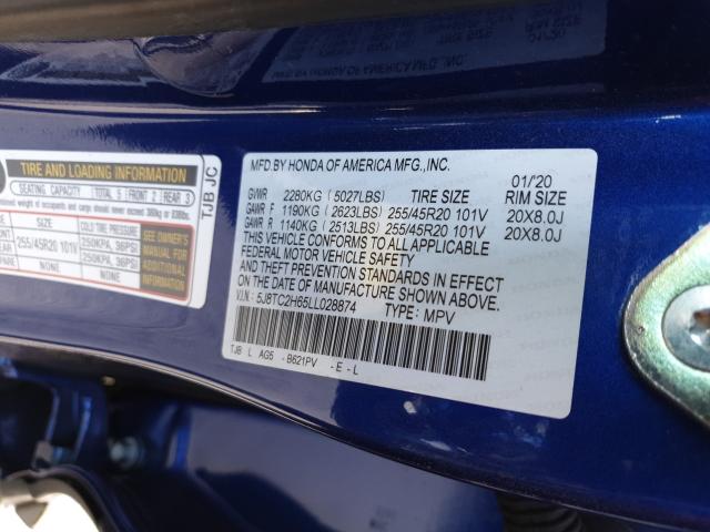 Photo 9 VIN: 5J8TC2H65LL028874 - ACURA RDX A-SPEC 