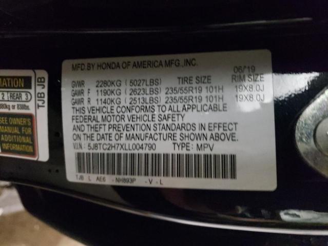 Photo 11 VIN: 5J8TC2H7XLL004790 - ACURA RDX 