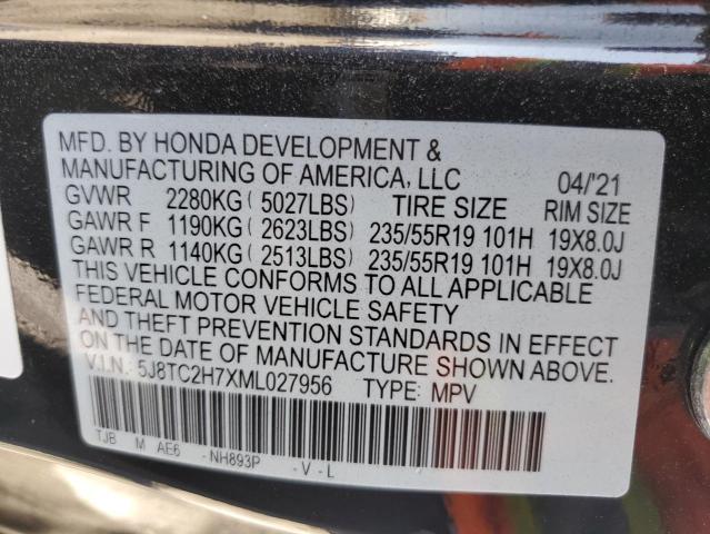 Photo 12 VIN: 5J8TC2H7XML027956 - ACURA RDX ADVANC 