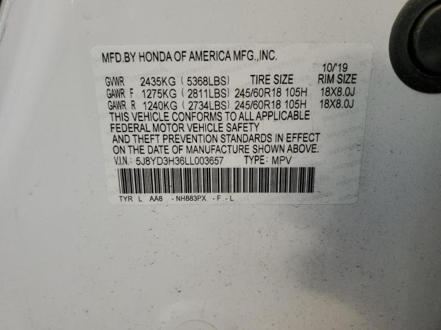 Photo 11 VIN: 5J8YD3H36LL003657 - ACURA MDX 